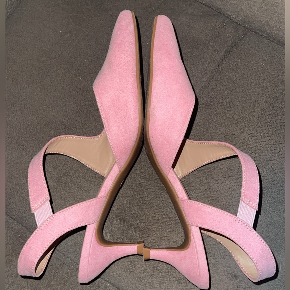 pumps emily in paris style in millennial pink - Picture 3 of 3